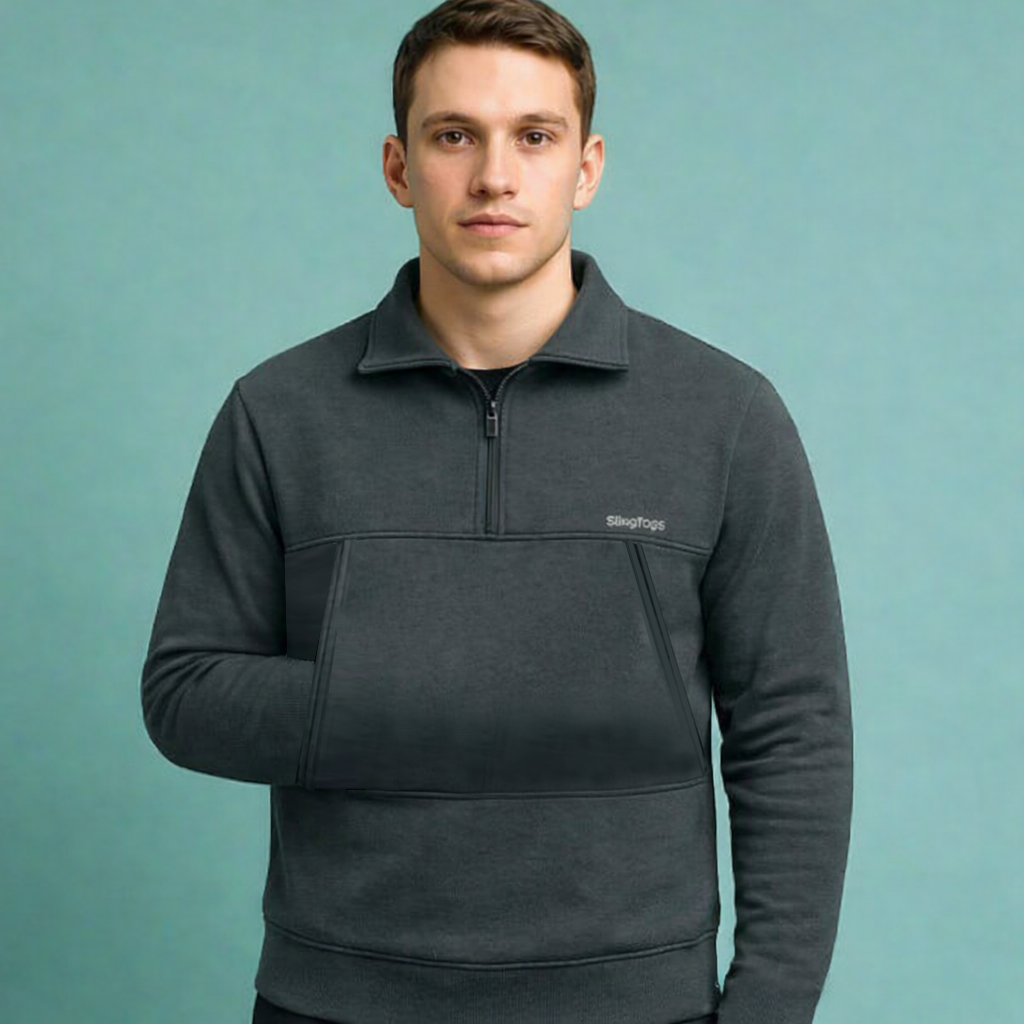 Men’s 1/4 Zip - Confident Style Meets Thoughtful Support